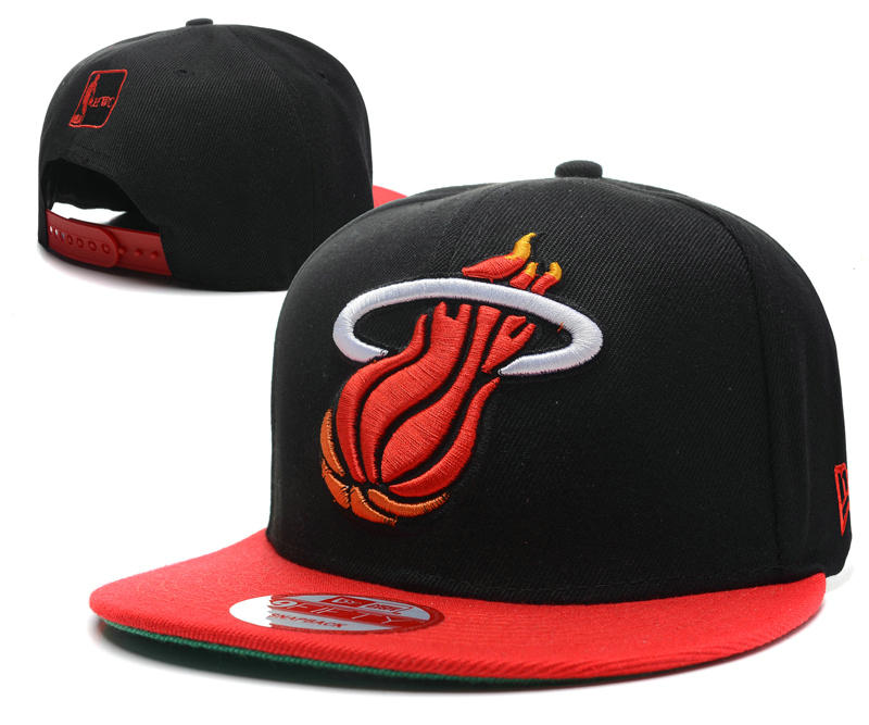 Miami Heat Snapback Hat SD2 0512